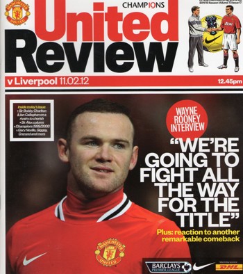 Match programme